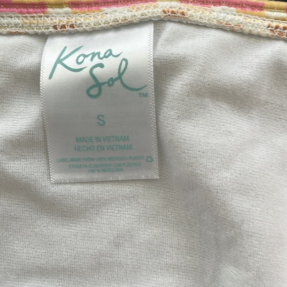 Kona sol bikini top lurex shine size large and bikini bottom size small - Picture 7 of 9
